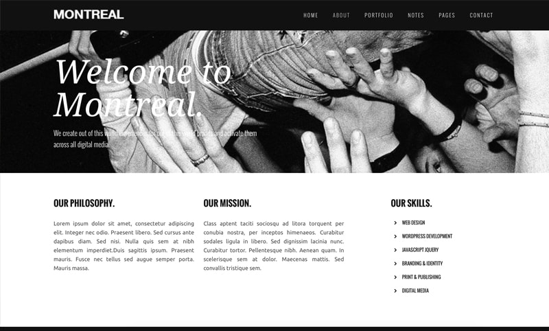 Montreal Drupal Theme