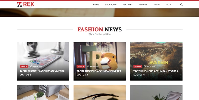 Rex Drupal Theme
